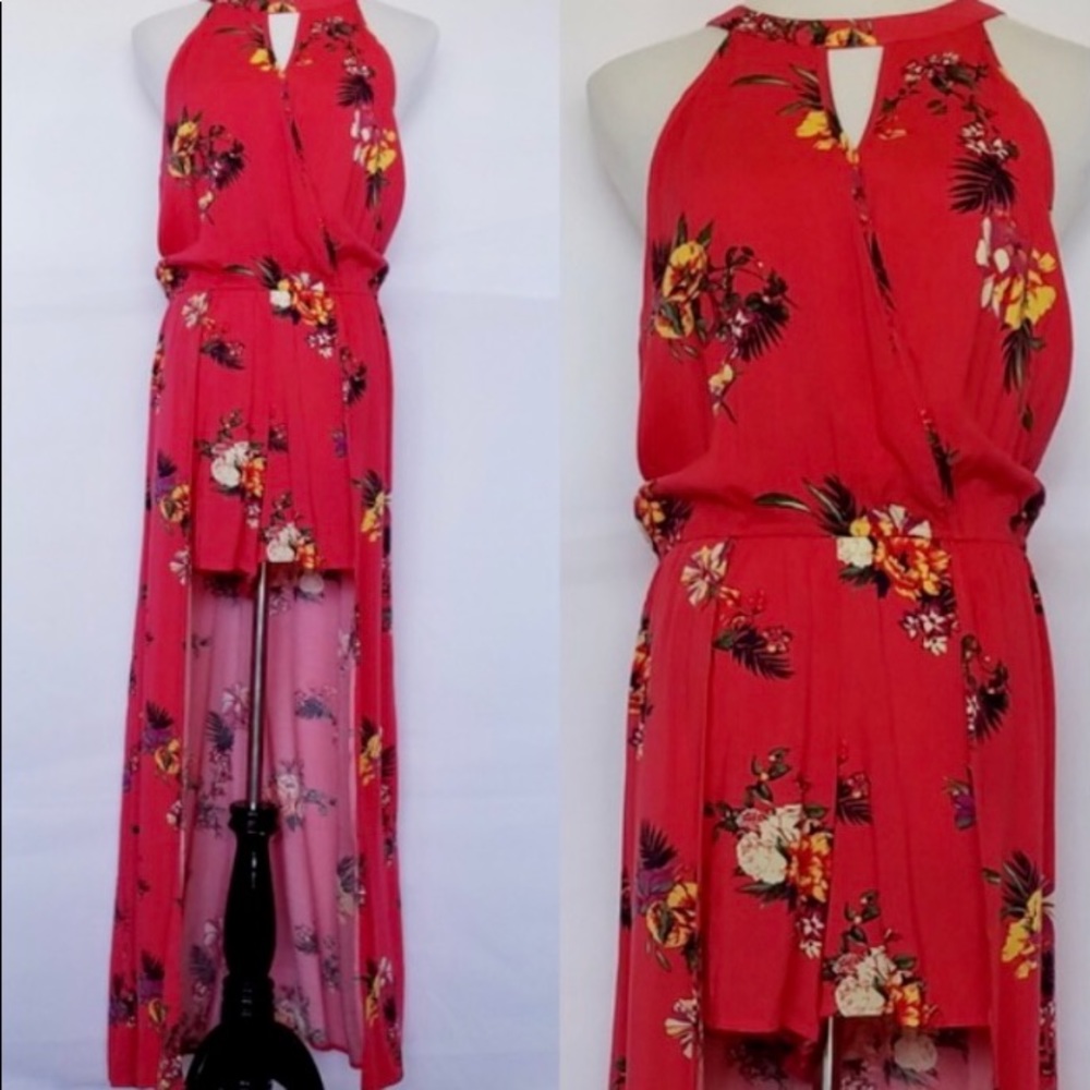 Floral Romper Maxi Lenth